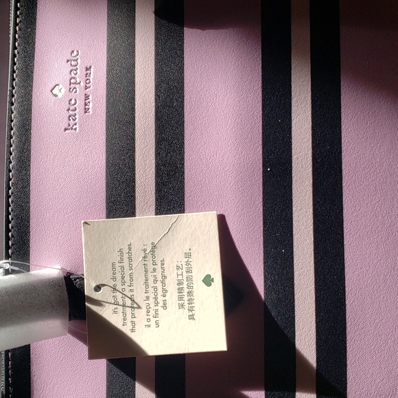 NWT kate spade ♠️ Cassy Tote - pink multi stripe - Picture 7 of 7